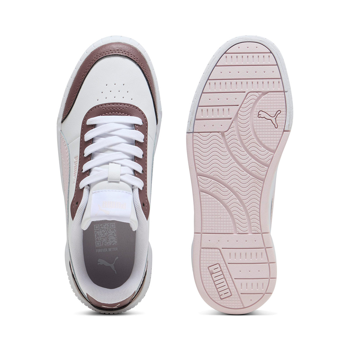 ZAPATILLAS NIÑO PUMA CASUALES BLANCO CARINA MIA JR CUERO - 5