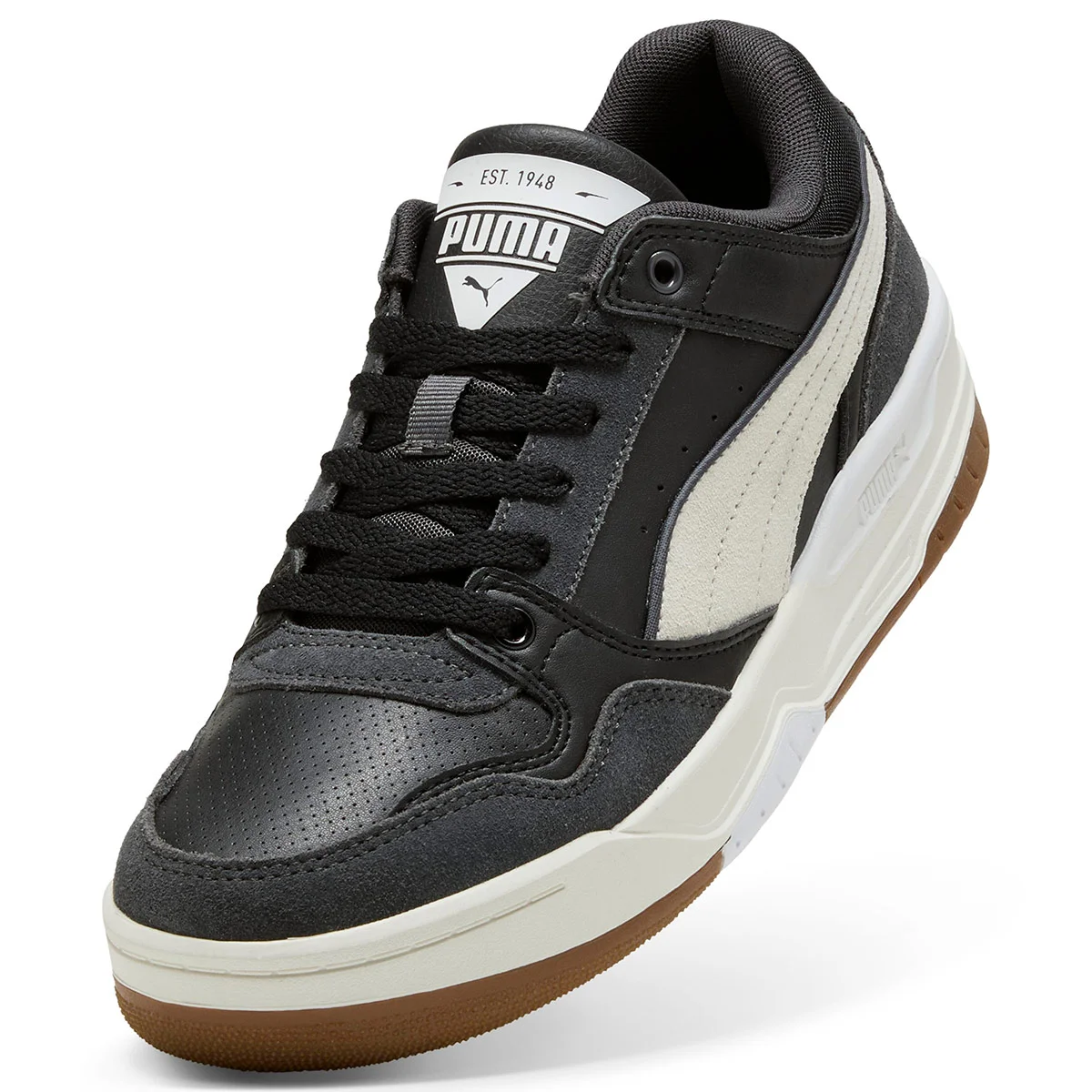 ZAPATILLAS HOMBRE PUMA CASUALES NEGRO REBOUND RETRO SD CUERO - 6