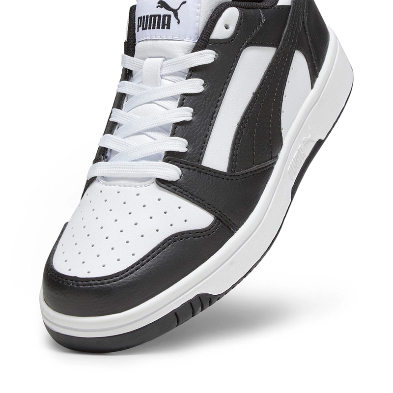 ZAPATILLAS NIÑO PUMA URBANAS BLANCO PUMA REBOUND V6 LO JR CUERO - 4