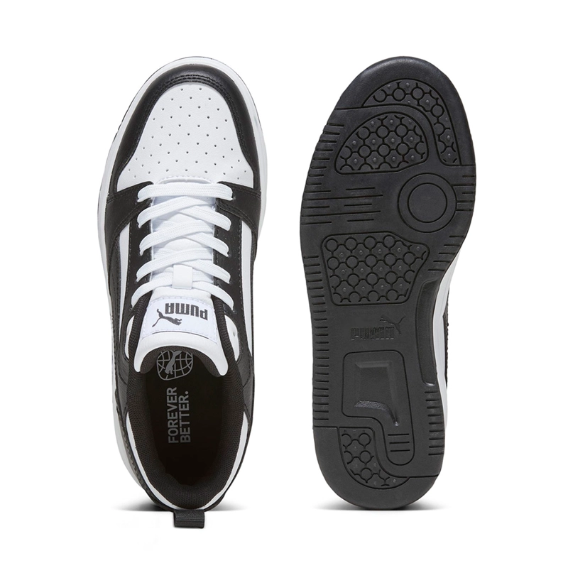 ZAPATILLAS NIÑO PUMA URBANAS BLANCO PUMA REBOUND V6 LO JR CUERO - 6