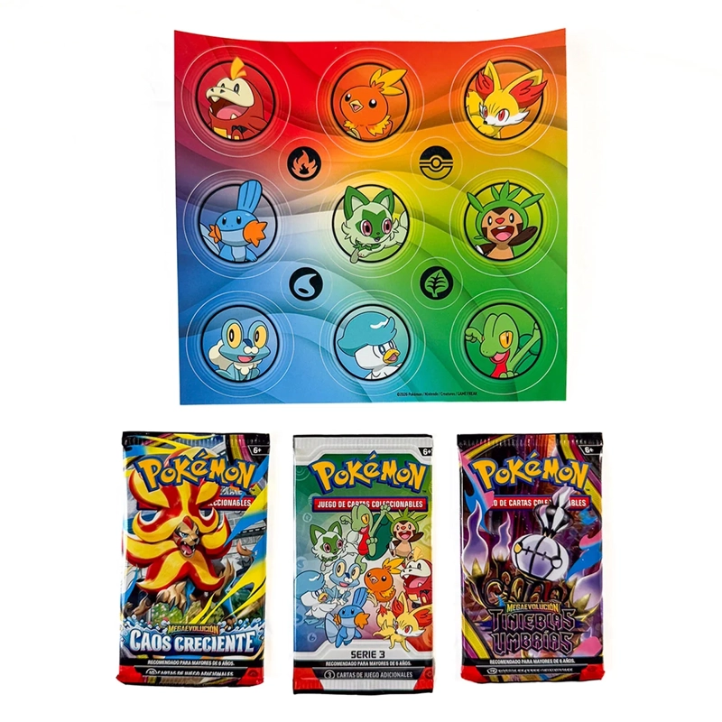 SET DE CARTAS COLECCIONABLES POKEMON FIRST PARTNER 2026 ESPAÑOL - 3
