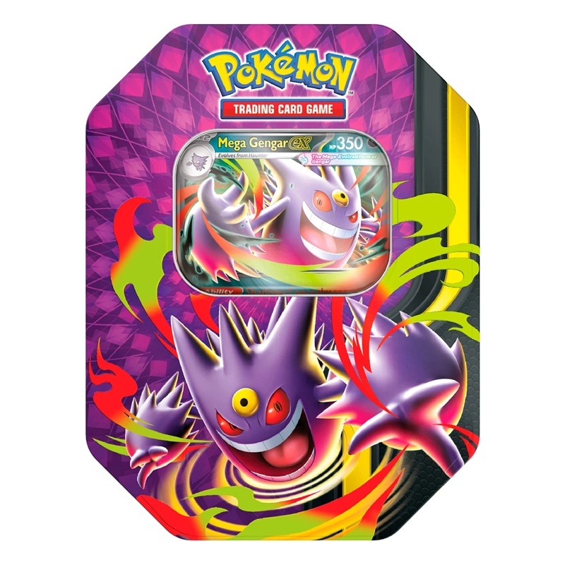 CARTAS COLECCIONABLES POKEMON LATA MEGA MOONLIT TIN INGLÉS - 2