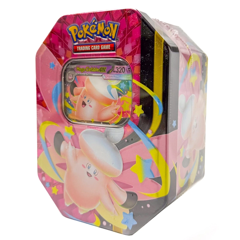 CARTAS COLECCIONABLES POKEMON LATA MEGA MOONLIT TIN ESPAÑOL - 3