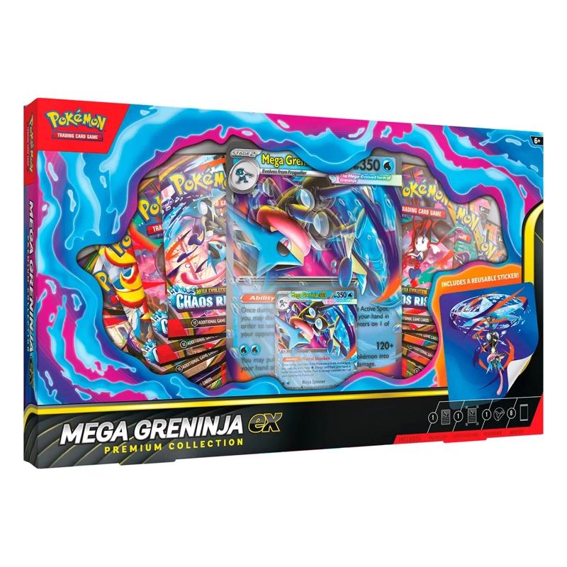 Pokémon Ex Greninja Mega Premium Collection (Inglés)