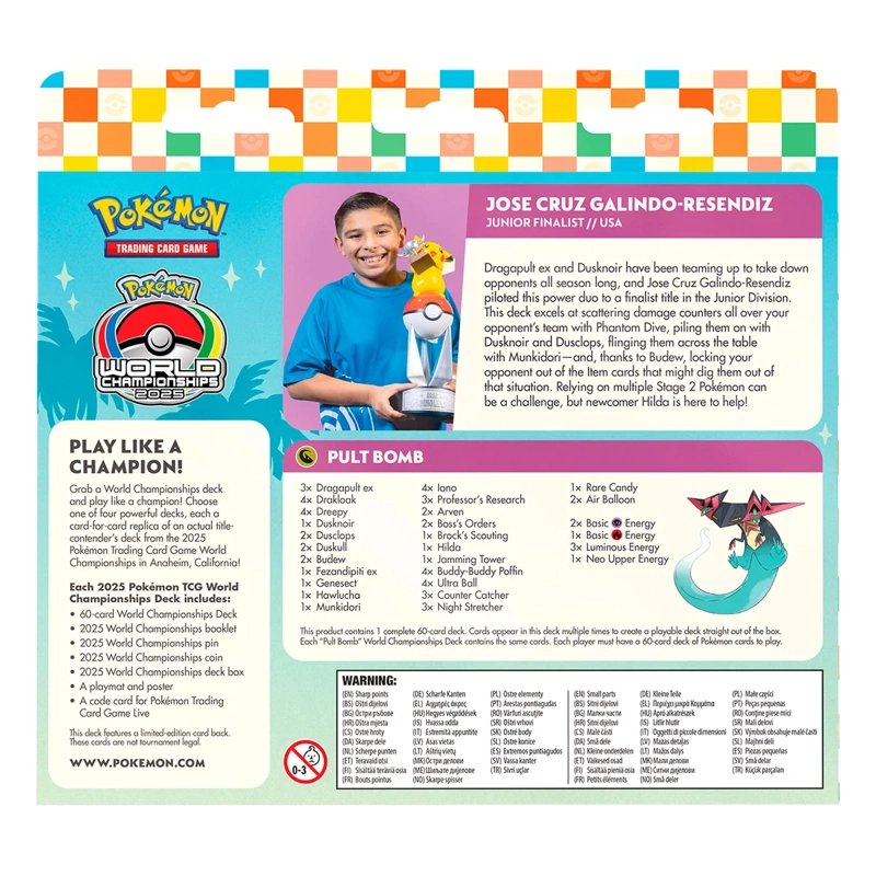 CARTAS COLECCIONABLES POKEMON WORLD CHAMPIONSHIPS 2025 INGLÉS - 2