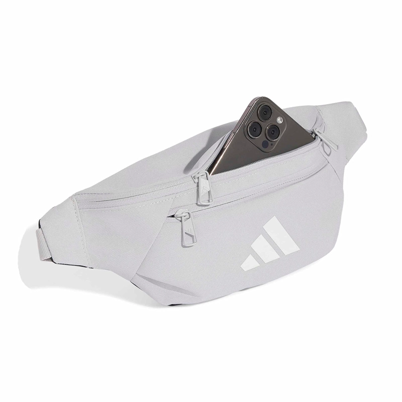 BANANO DEPORTIVO ADIDAS ESSENTIALS GRIS CLARO - 4
