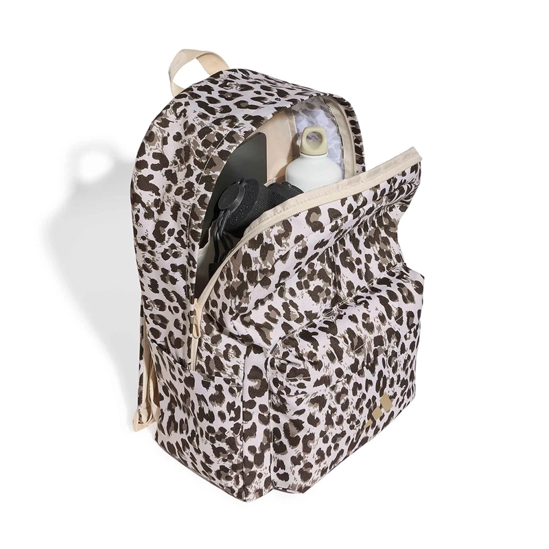 MOCHILA DEPORTIVA ADIDAS LEO GRAPHIC BEIGE - 4