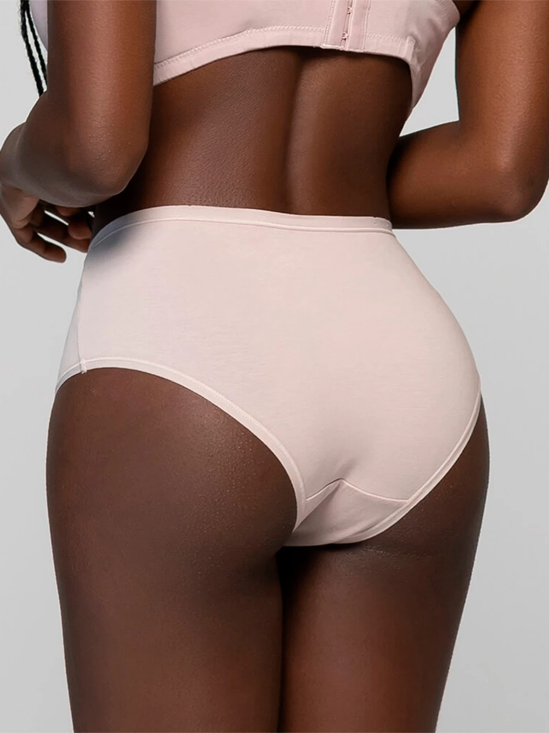 CALZÓN INTIME PACK X3 ALGODÓN PANTALETA NUDE - 7