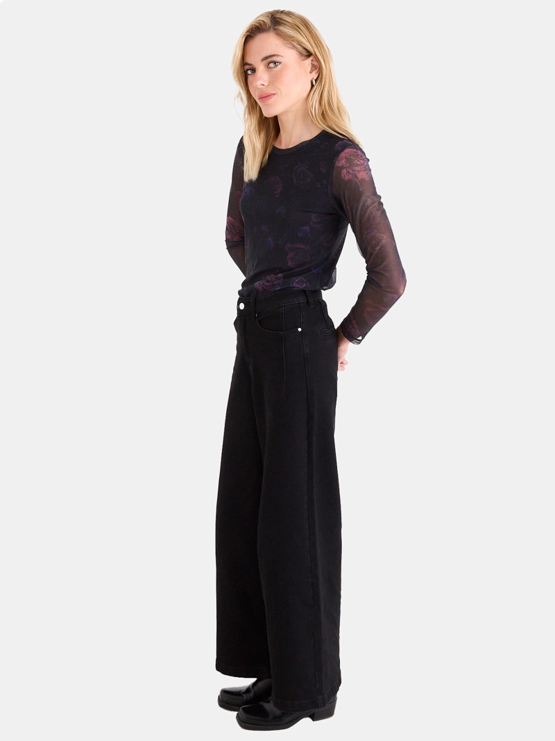 JEANS MUJER ASH REGULAR WIDE LEG - 2