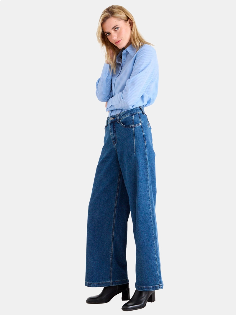 JEANS MUJER ASH REGULAR WIDE LEG - 2