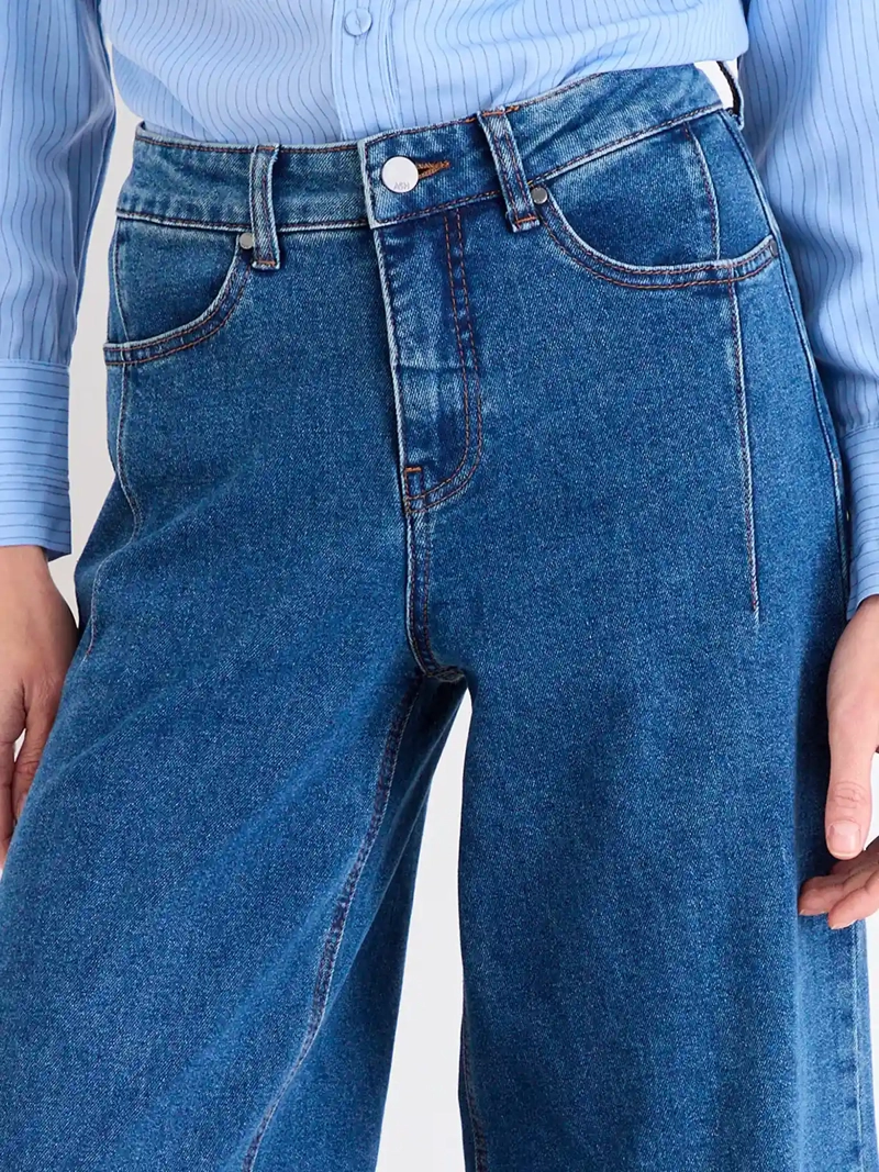 JEANS MUJER ASH REGULAR WIDE LEG - 5