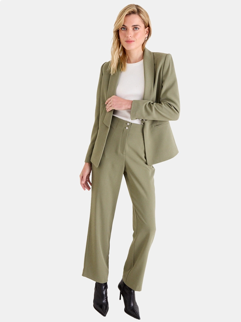 PANTALON MUJER ASH RECTO CON TACHAS - 1