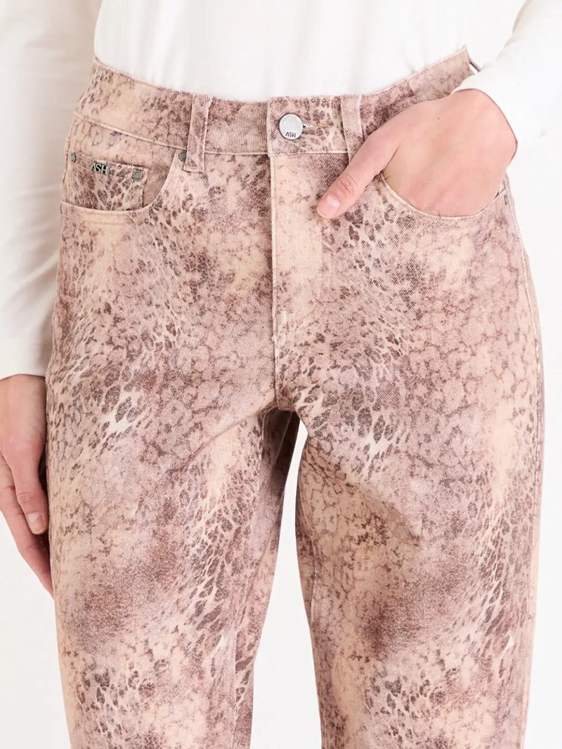 JEANS MUJER ASH ALGODÓN ANIMAL PRINT - 4
