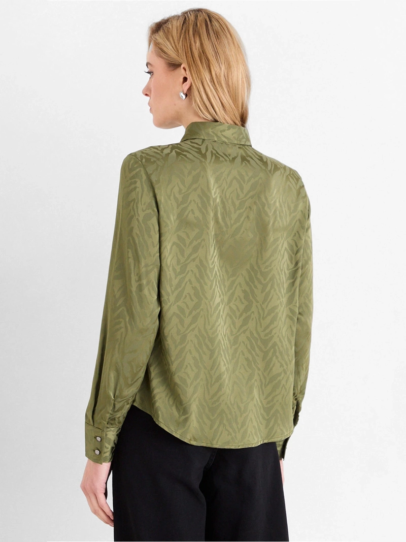 BLUSA MUJER ASH REGULAR FIT CUELLO CAMISERO - 2