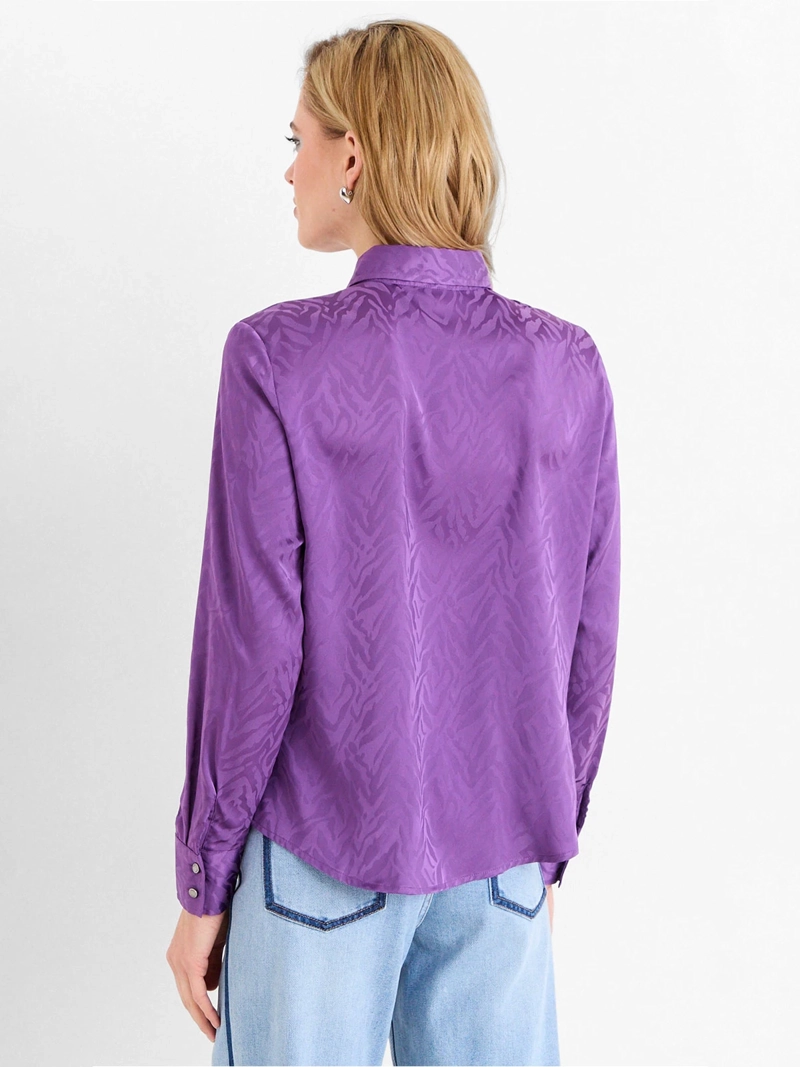BLUSA MUJER ASH REGULAR FIT CUELLO CAMISERO - 2