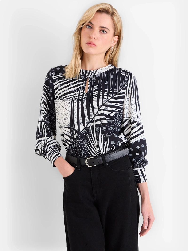 BLUSA MUJER ASH CUELLO REDONDO - 1