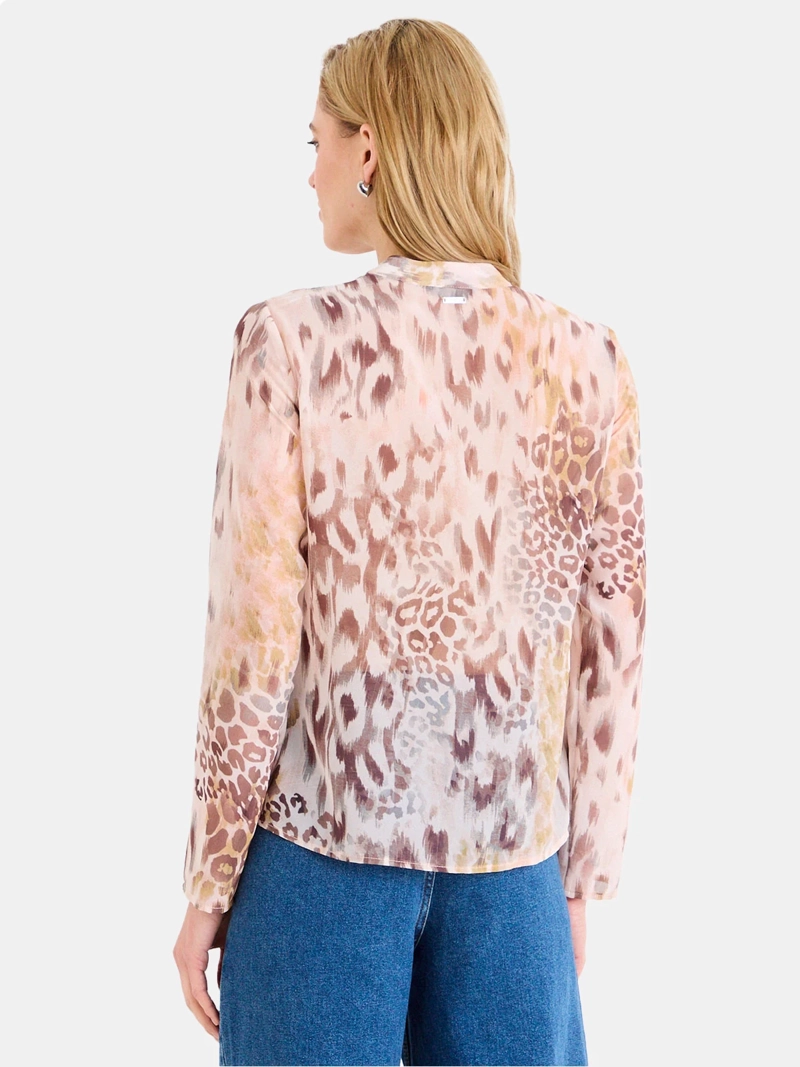BLUSA MUJER ASH CUELLO MAO MANGA LARGA - 2