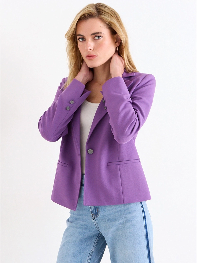 BLAZER MUJER ASH CORTE CLÁSICO - 1