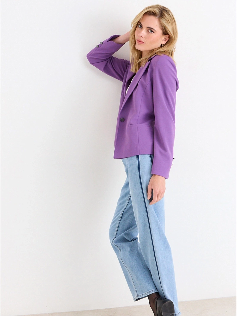 BLAZER MUJER ASH CORTE CLÁSICO - 5