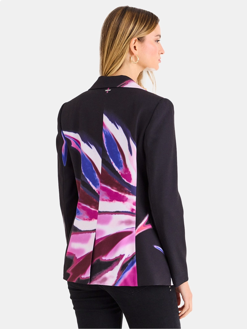 BLAZER MUJER ASH MANGA LARGA ESTAMPADO - 2