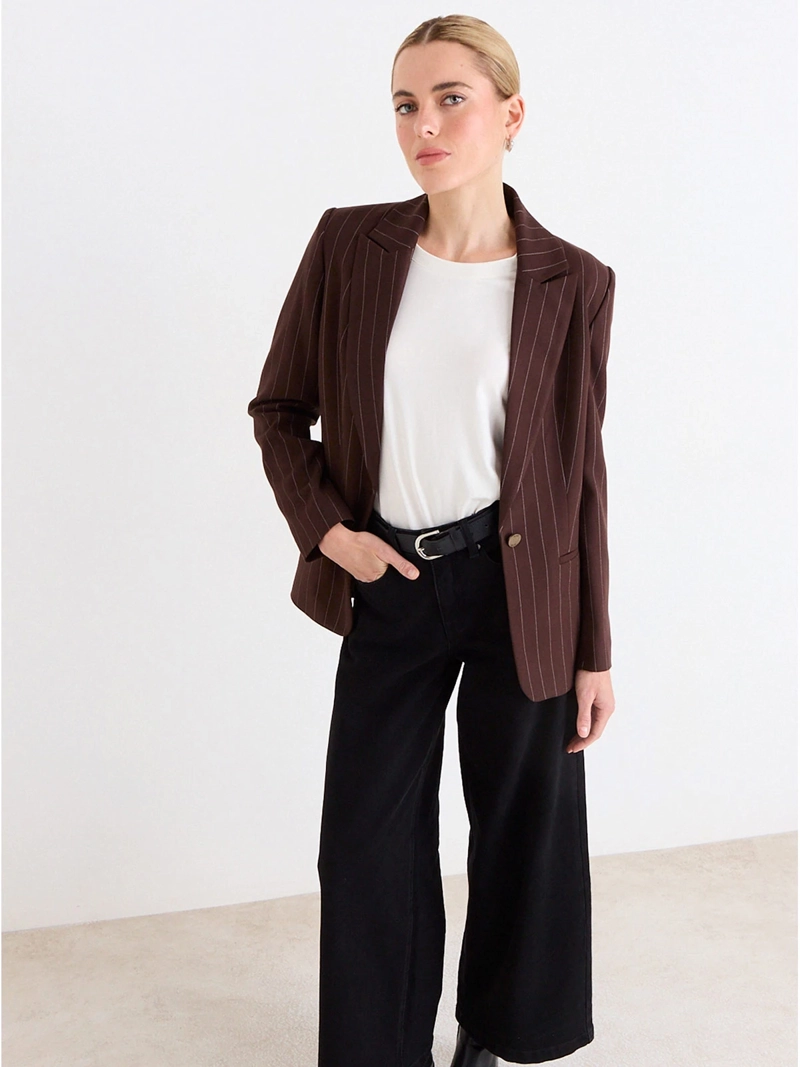 BLAZER MUJER ASH CON SOLAPA - 4