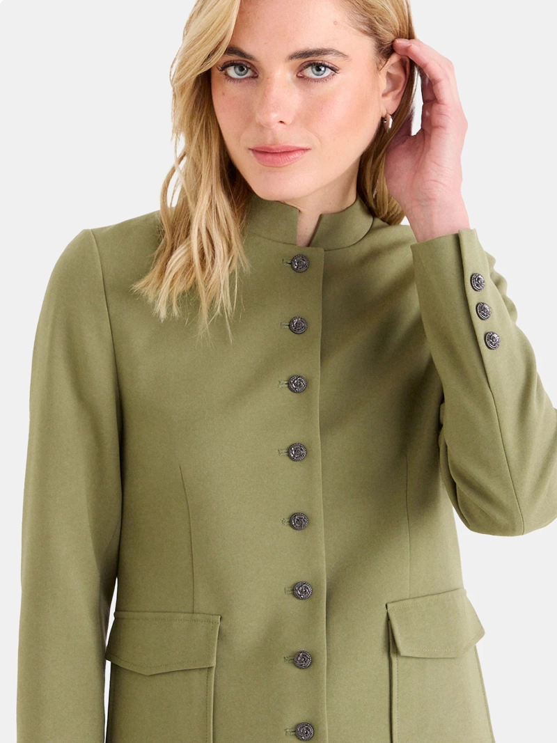 CHAQUETA MUJER ASH CUELLO MAO MANGA LARGA - 3