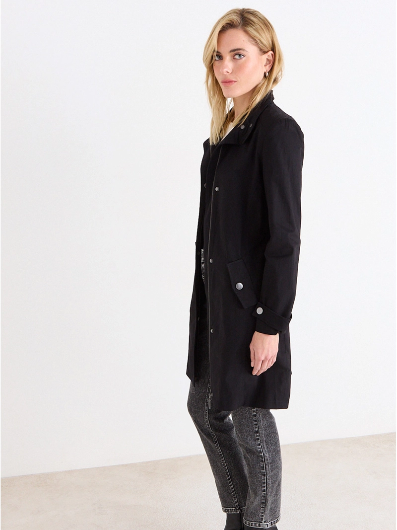 TRENCH MUJER ASH CUELLO ALTO  - 5
