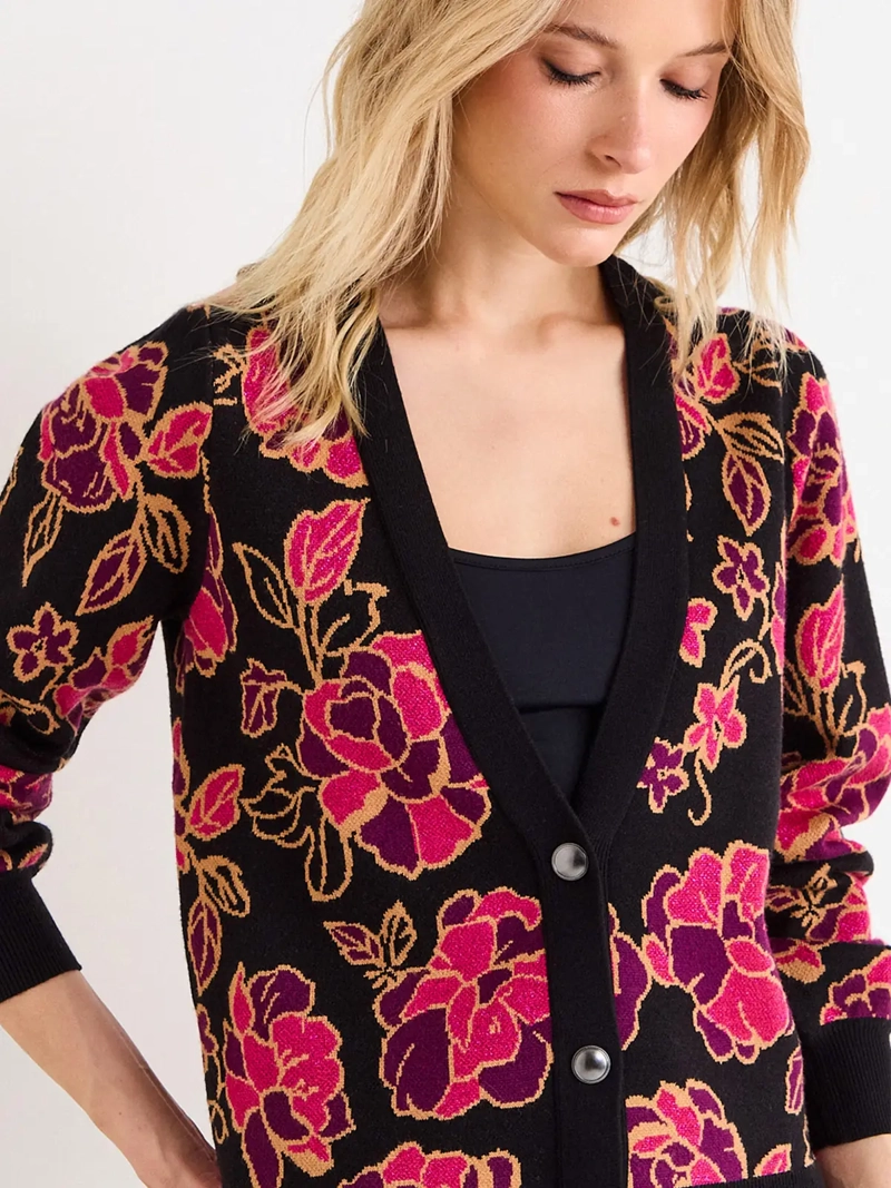CARDIGAN MUJER ASH ESCOTE EN V  - 3