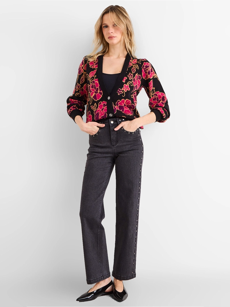 CARDIGAN MUJER ASH ESCOTE EN V  - 4