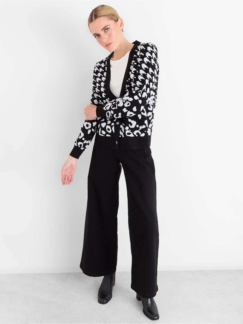 CARDIGAN MUJER ASH ESCOTE EN V  - 4