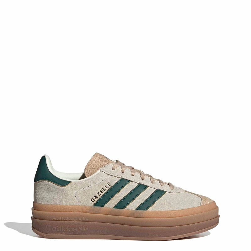 ZAPATILLAS MUJER ADIDAS ORIGINALS URBANAS BLANCO GAZELLE BOLD CUERO