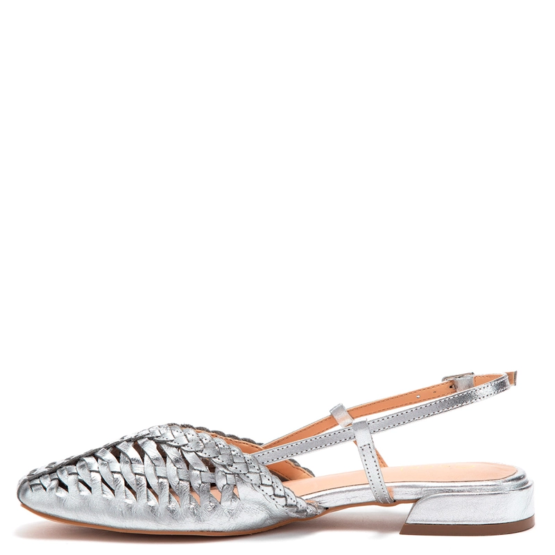 ZAPATOS MUJER GACEL PLATEADO ANDRE CUERO - 3