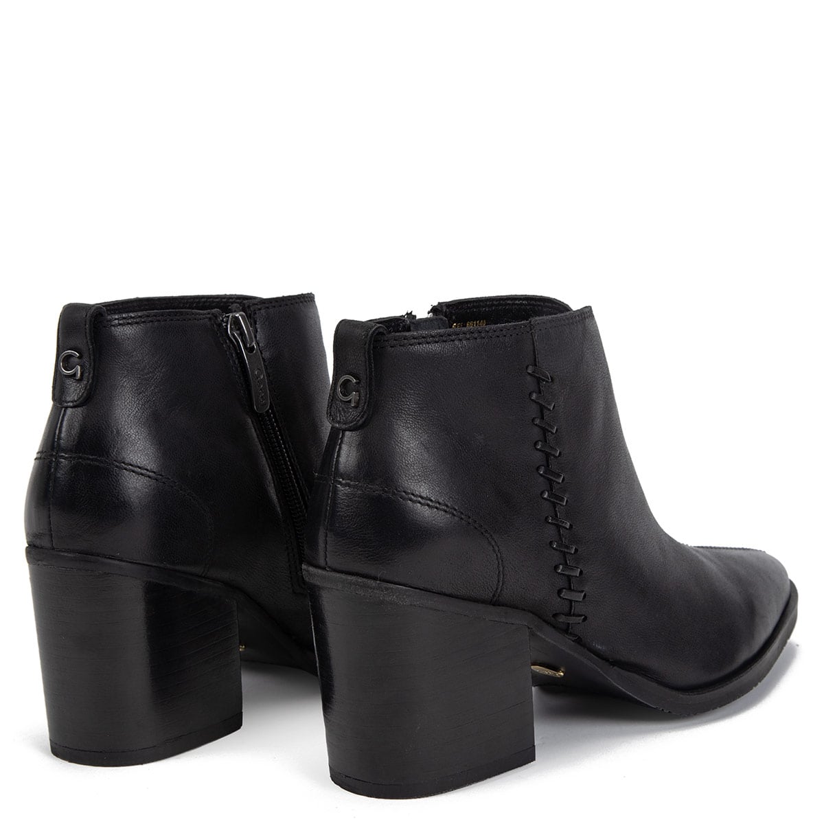 BOTINES MUJER GACEL NEGRO BRUNA CUERO - 4