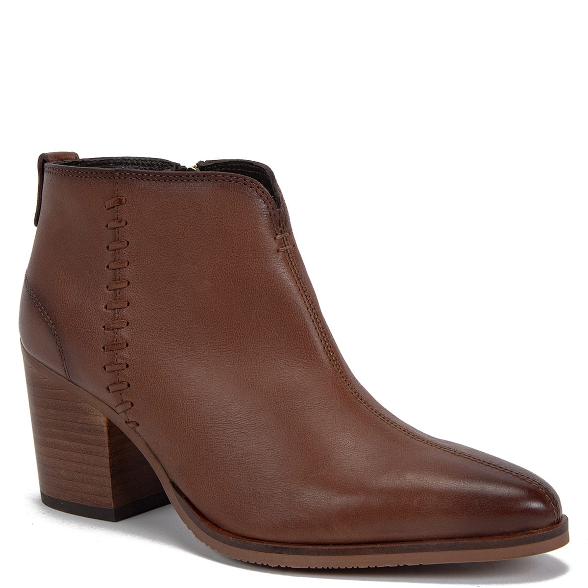 BOTINES MUJER GACEL CAFÉ BRUNA CUERO - 2
