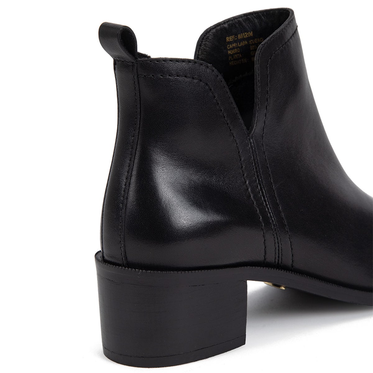 BOTINES MUJER GACEL NEGRO ENYA CUERO - 3