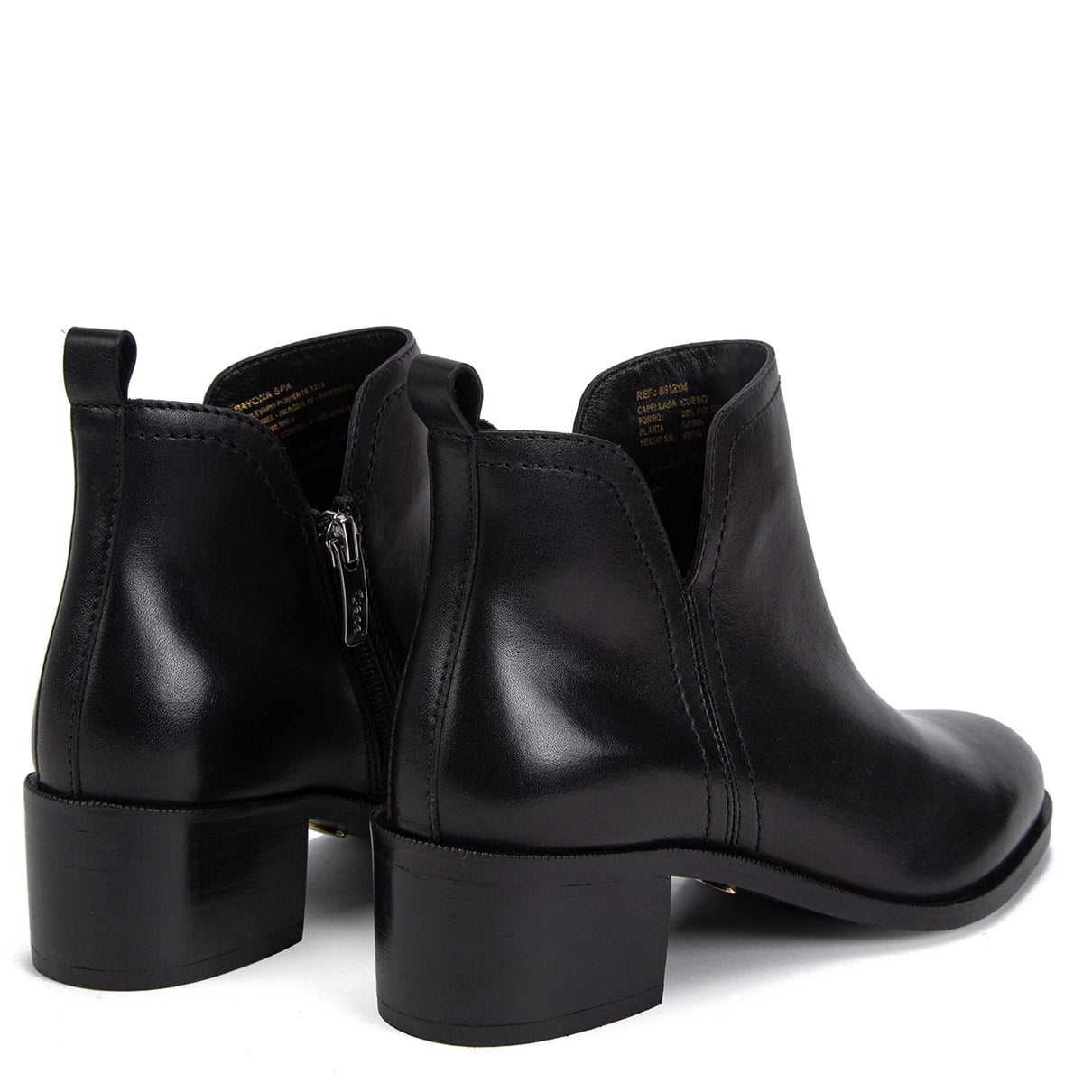 BOTINES MUJER GACEL NEGRO ENYA CUERO - 4