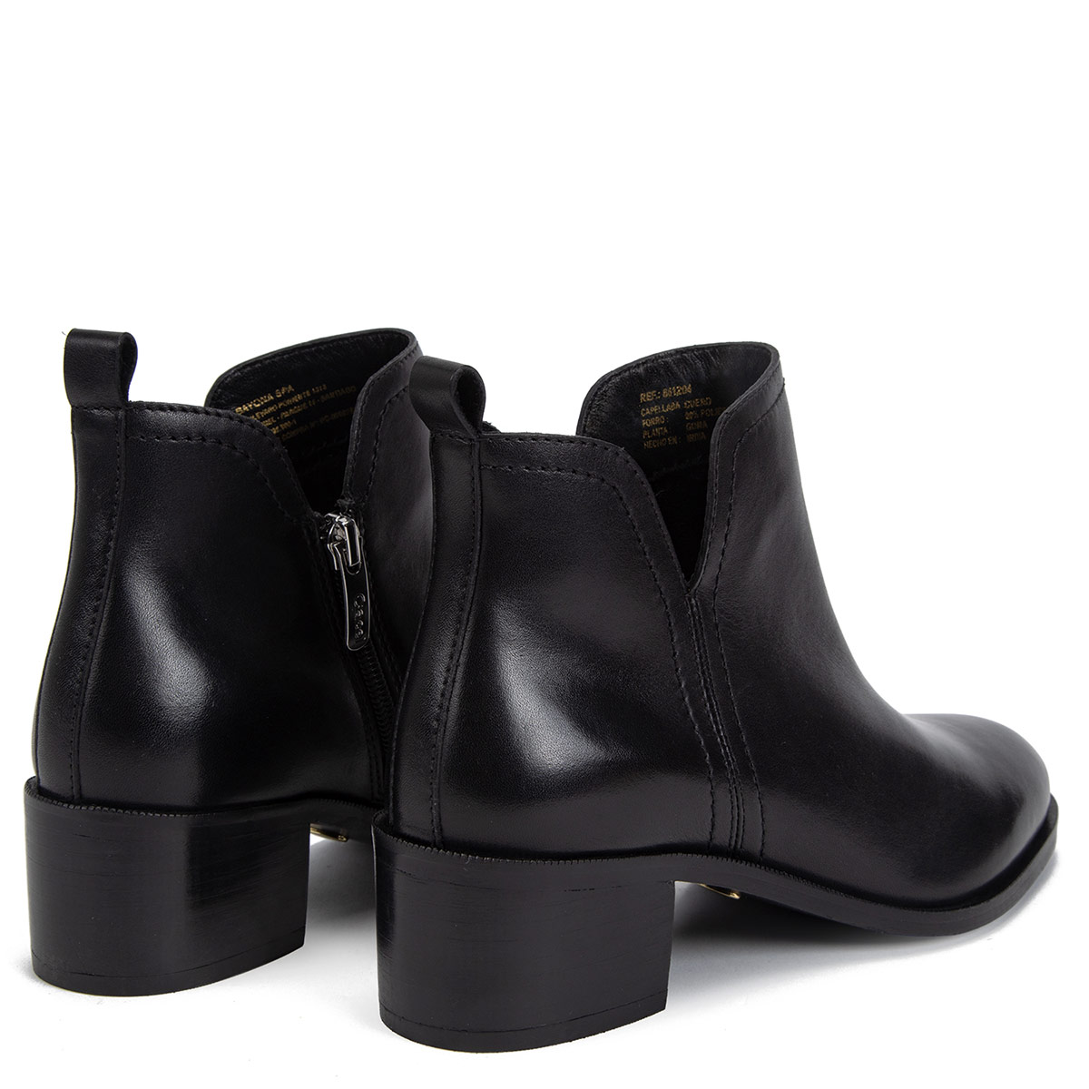 BOTINES MUJER GACEL NEGRO ENYA CUERO - 4