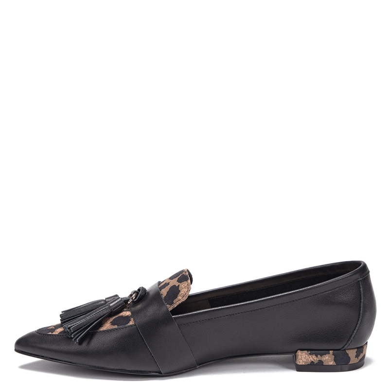 ZAPATOS MUJER GACEL NEGRO HAIMI CUERO - 3