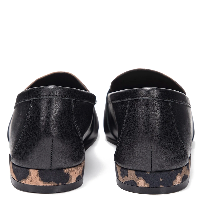 ZAPATOS MUJER GACEL NEGRO HAIMI CUERO - 5