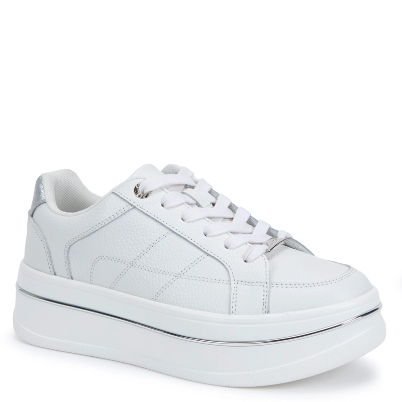 ZAPATILLAS MUJER GACEL CASUALES BLANCO ISADORA CUERO - 3