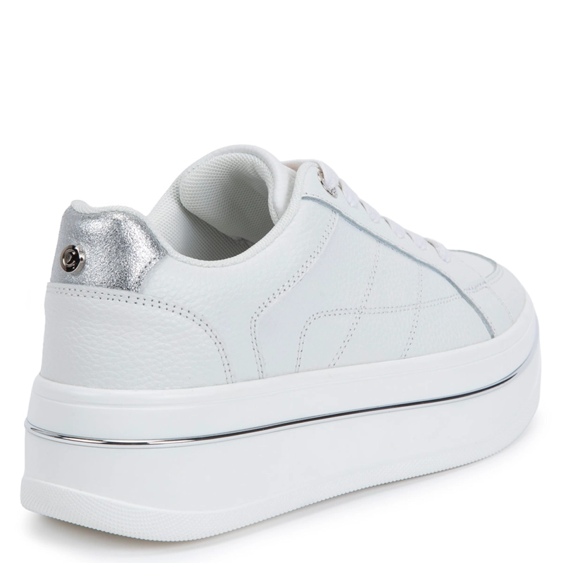 ZAPATILLAS MUJER GACEL CASUALES BLANCO ISADORA CUERO - 4