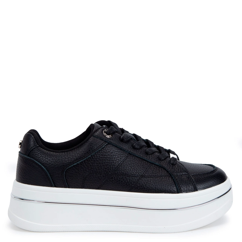 ZAPATILLAS MUJER GACEL CASUALES NEGRO ISADORA CUERO - 1