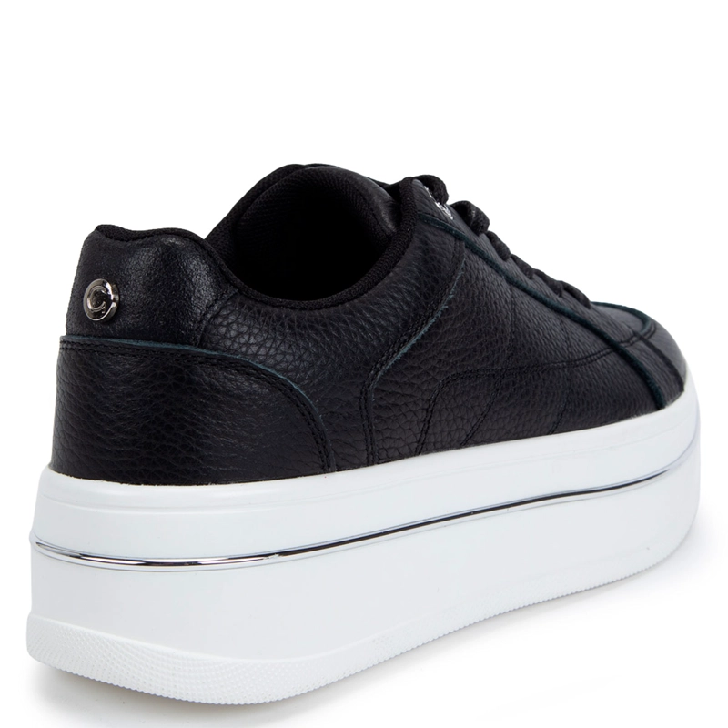 ZAPATILLAS MUJER GACEL CASUALES NEGRO ISADORA CUERO - 4