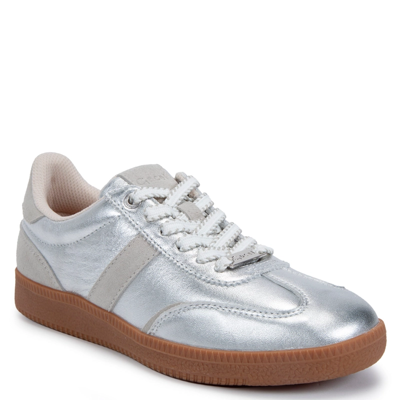 ZAPATILLAS MUJER GACEL CASUALES PLATEADO MUNA CUERO - 3