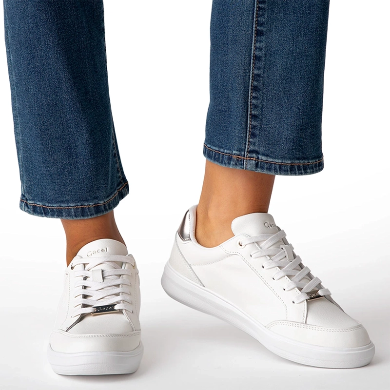 ZAPATILLAS MUJER GACEL CASUALES BLANCO ROSALIA  - 2