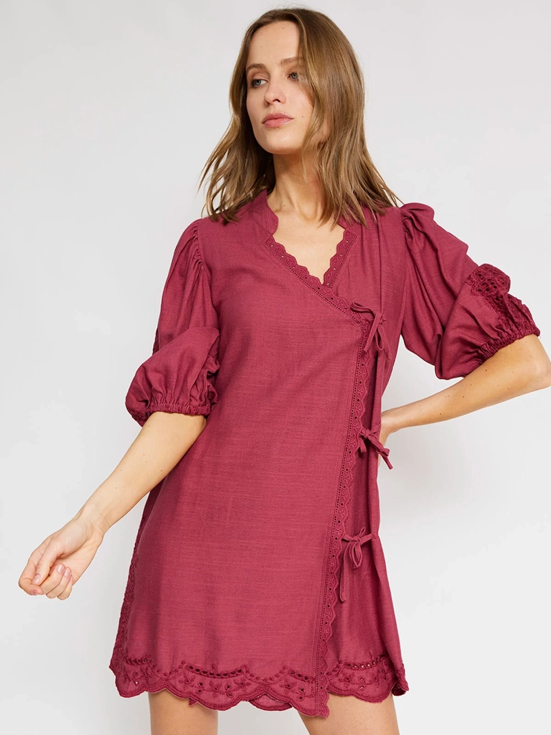 VESTIDO MUJER TATIENNE LINO  - 2