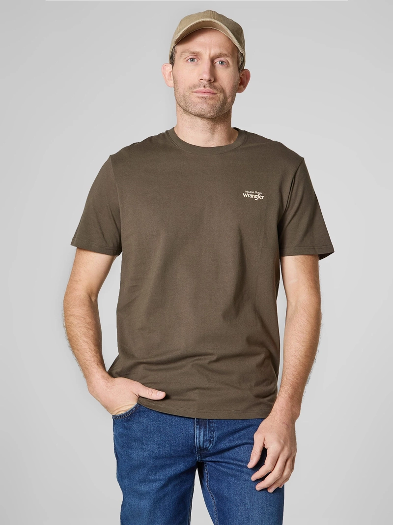 POLERA HOMBRE WRANGLER ALGODÓN CUELLO REDONDO - 1