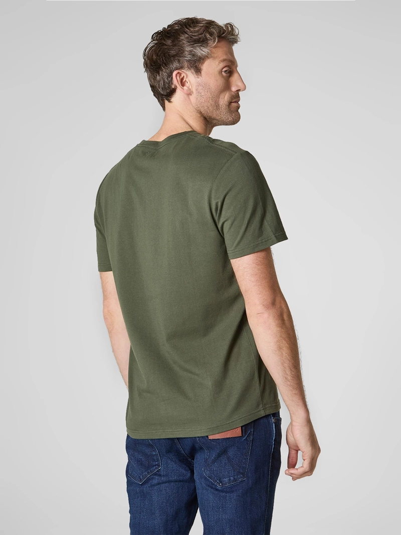 POLERA HOMBRE WRANGLER ALGODÓN CUELLO REDONDO - 2