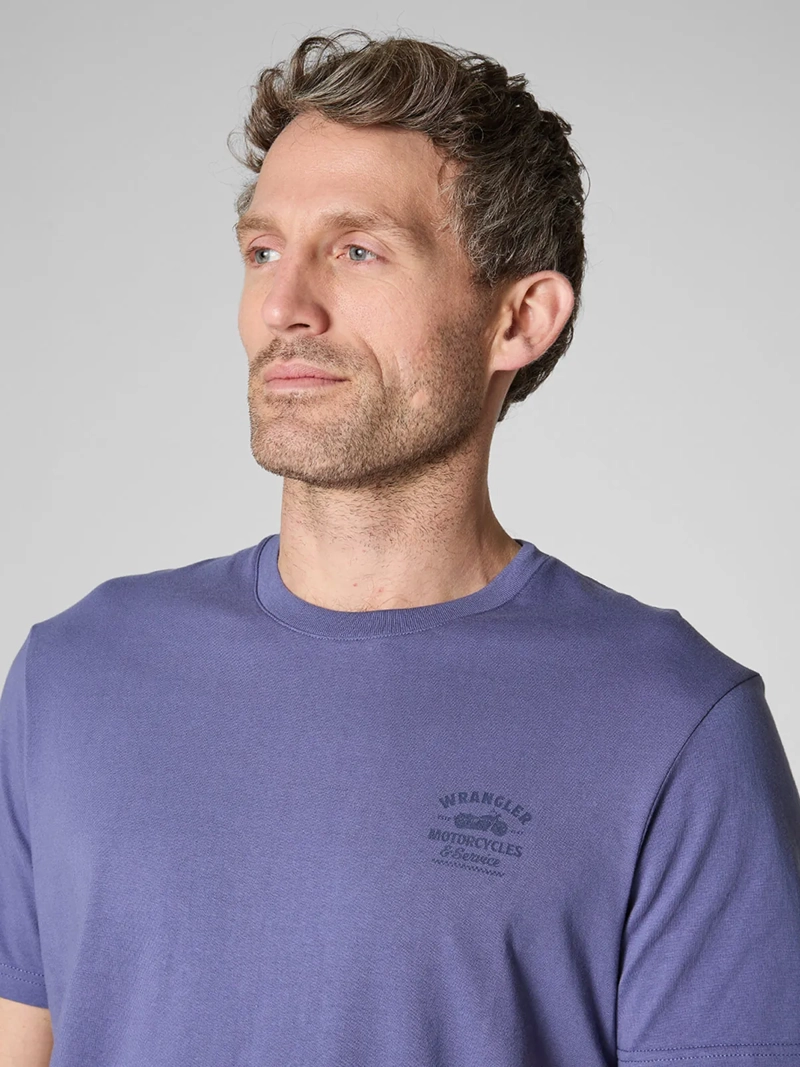 POLERA HOMBRE WRANGLER ALGODÓN CUELLO REDONDO MANGA CORTA - 3