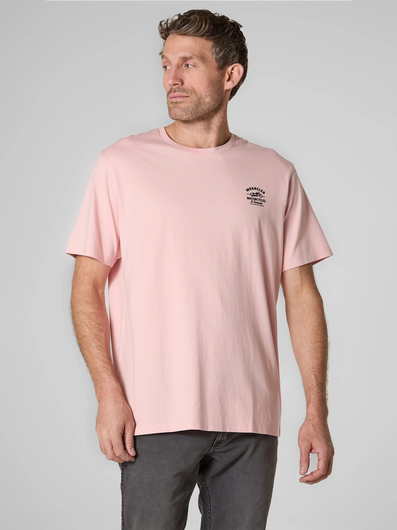 POLERA HOMBRE WRANGLER ALGODÓN CUELLO REDONDO MANGA CORTA